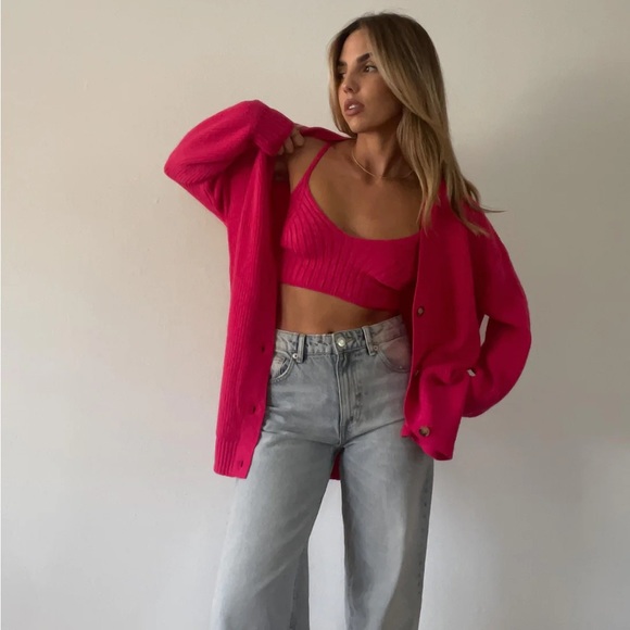 Oversized cardigan 2 piece set - Picture 1 of 4